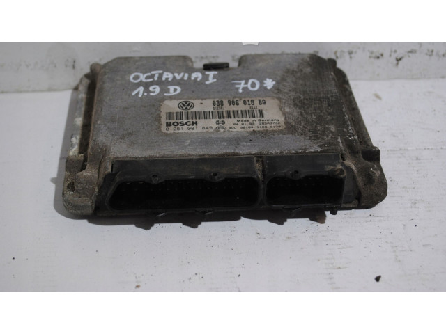 Блок управления двигателя 038906018BQ, 0281001849   Skoda Octavia Mk1 (1U)