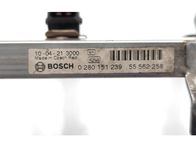 Turbodmychadlo Комплект жиклеров (форсунок) 0280158181, 0280151239 Opel Corsa D A12XER