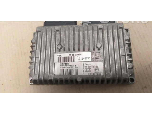 Блок управления коробкой передач 9649117480, 131140183 Citroen C5