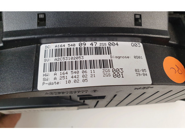 Панель приборов A1645400947 Mercedes-Benz ML W164