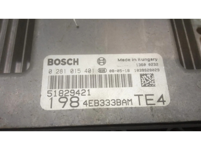 Блок управления 0281015401, 51829421   Fiat Bravo