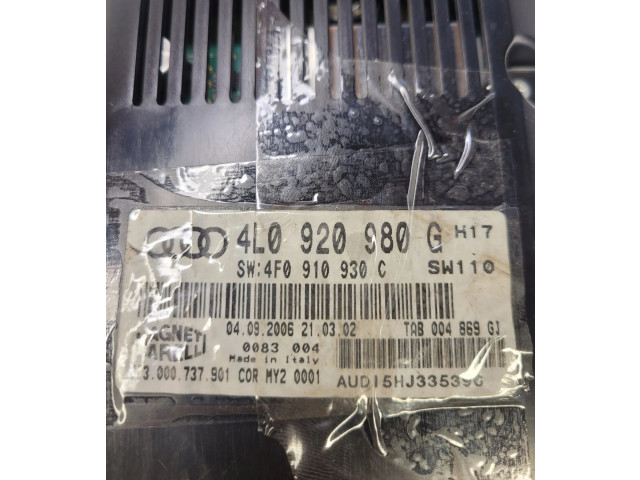 Přístrojová deska  Audi Q7 4L 2008 4L0920980G  