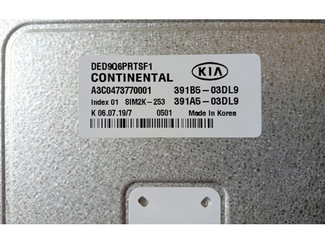 Блок управления двигателем Блок управления 391B103CD4   KIA Niro