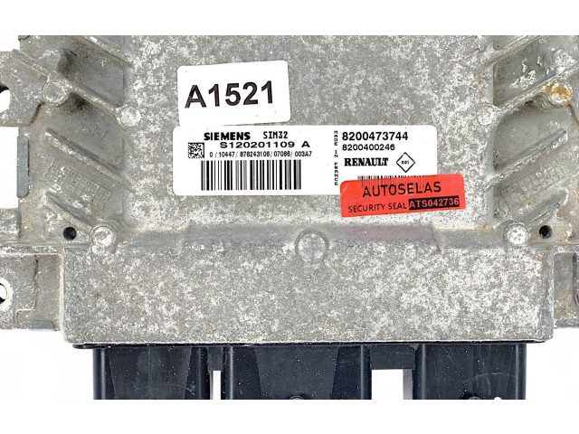 Блок управления двигателя 8200473744, 8200400246   Renault Twingo I