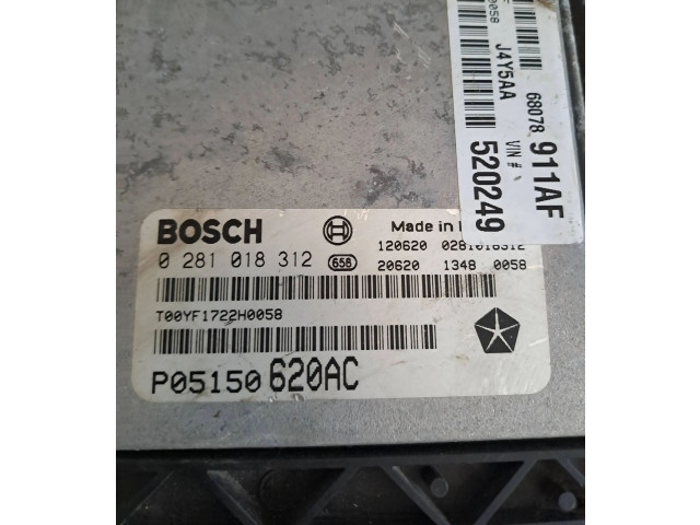 Блок предохранителей  68078911AF, P05150620AC   Fiat Freemont    