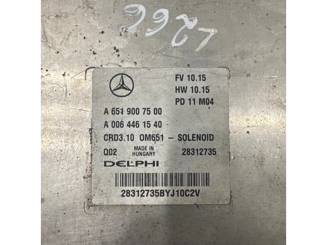 Řídící jednotka 28312735, A6519007500 Mercedes-Benz C W204 2011