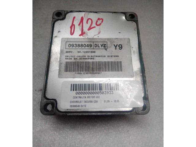 Блок управления двигателем Блок управления 09388049DLYZ, CENTRALITAMOTORUCE   Chevrolet Rezzo