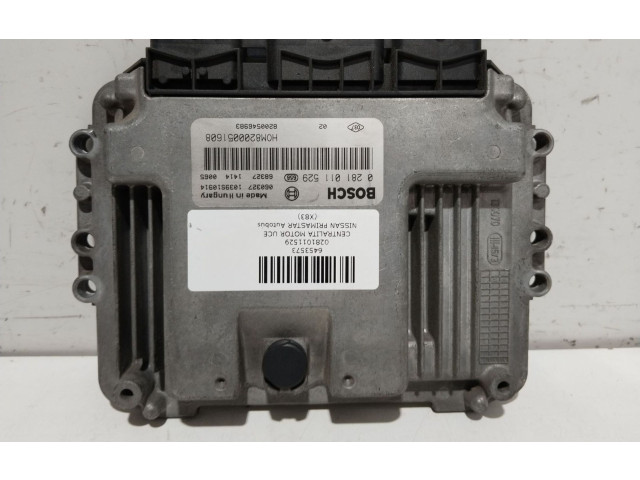 Řídící jednotka 0281011529 Nissan Primastar 2006