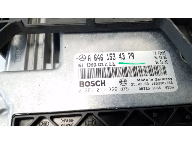 Řídící jednotka A6461534379, 0281011329 Mercedes-Benz E W211 2008