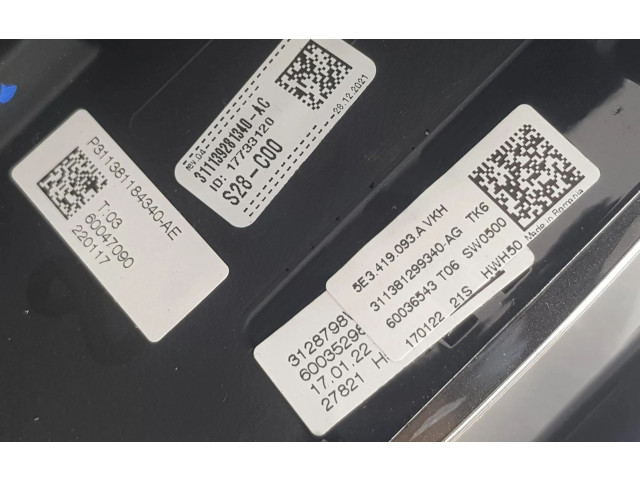 Руль Skoda Octavia Mk4 2019 - года 5E3419093A, 5E3419093A