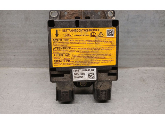 Блок подушек безопасности 2S6T14B056BP, 5WK43030   Ford Fusion