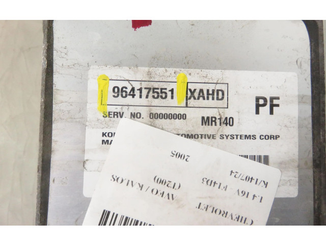 Řídící jednotka 96417551, 96417551 Chevrolet Aveo 2005