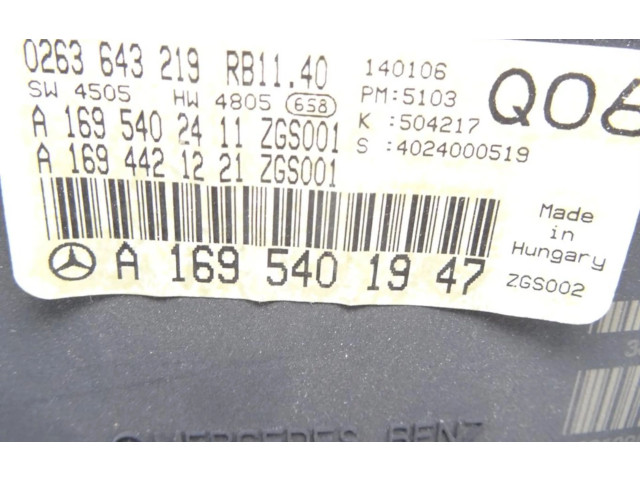 Панель приборов A1695401947 Mercedes-Benz A W169