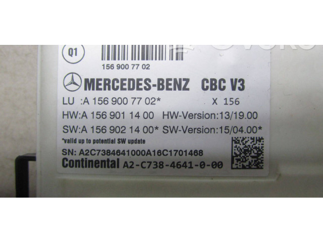 Блок комфорта A1569007702   Mercedes-Benz A W176   