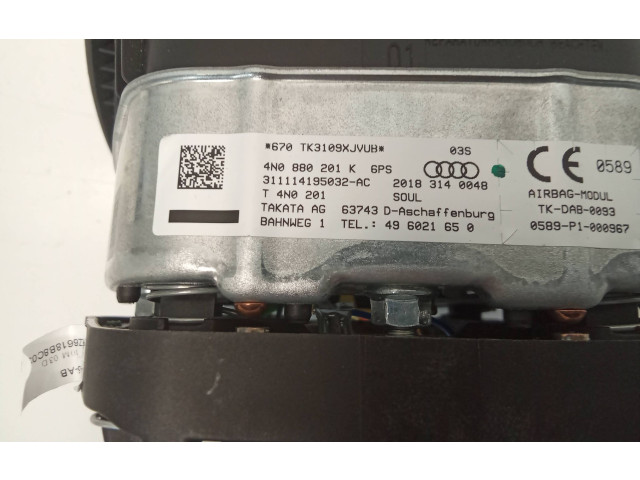 Подушка безопасности водителя 4N0880201K, 20183140048 Audi e-tron