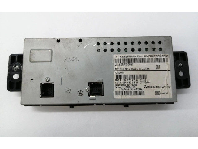 Дисплей Mercedes-Benz GLK (X204)