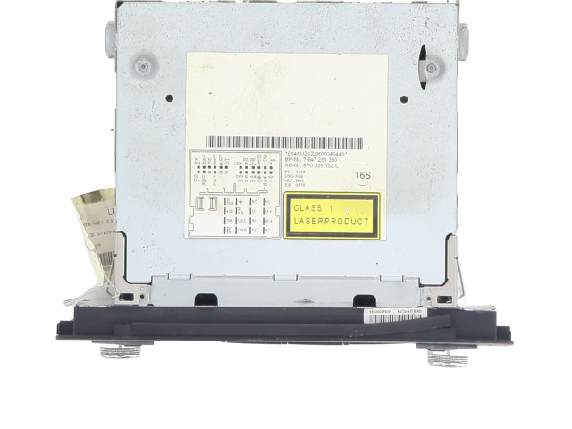 Радио/ проигрыватель CD/DVD / навигация 8P0035152 Audi A3 S3 A3 Sportback 8P для двигателя BKD