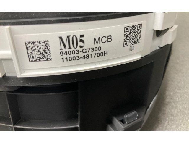 Панель приборов 94003G7300, 94003G7300   Hyundai Ioniq       