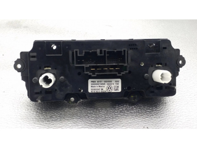 Блок управления климат-контролем 5C0820047BK   Volkswagen Jetta VI