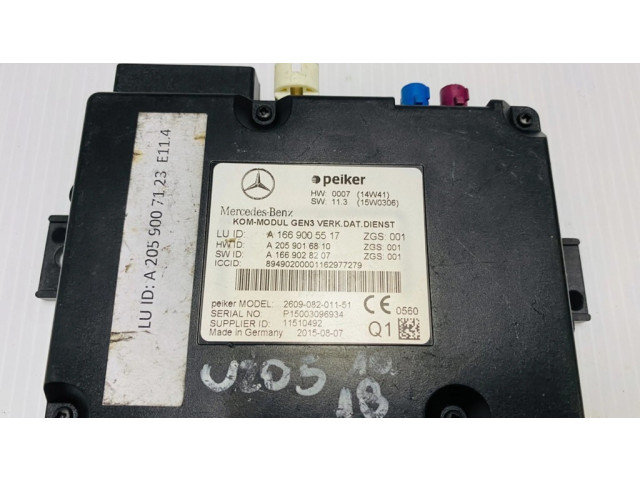 Блок управления A1669005517   Mercedes-Benz ML W166