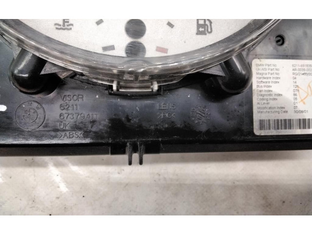 Панель приборов 62116966493, 62116966493   Mini One - Cooper R50 - 53       