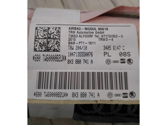 Боковая подушка безопасности 8X3880741A   Audi A1
