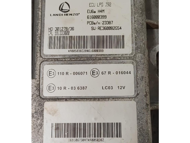 Блок управления двигателя 616000399 Dacia Lodgy