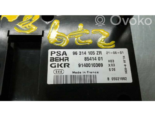 Блок управления климат-контролем 96314105ZR, 1000001273815 Citroen Xsara Picasso