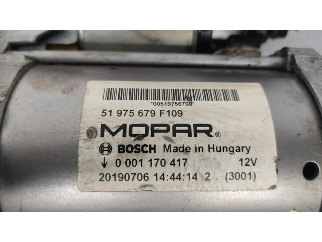 Стартер 51975679, 50057673 Jeep Renegade