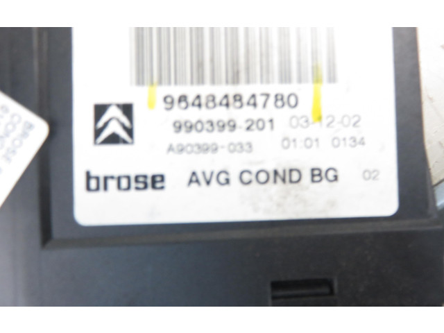 Передний комплект электрического механизма для подъема окна     9648484780    Citroen C5 