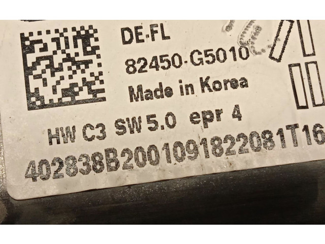 Turbodmychadlo Передний механический механизм для подъема окна 82470G5110, 82450G5010 KIA Niro G4LE