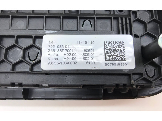 Блок управления климат-контролем 7951983, 11419110   BMW X3 G01