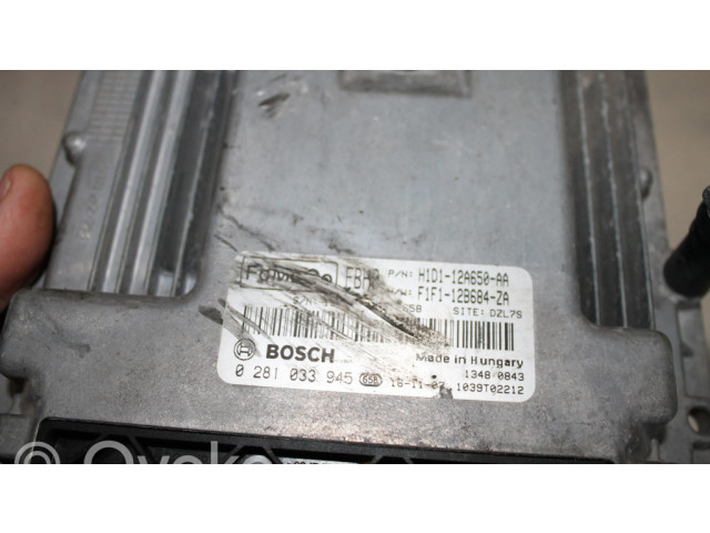 Блок управления двигателя H1D112A650AA, 0281033945 Ford Grand C-MAX