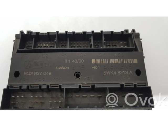 Блок комфорта 6Q2937049, 5WK48213A   Skoda Fabia Mk2 (5J)   