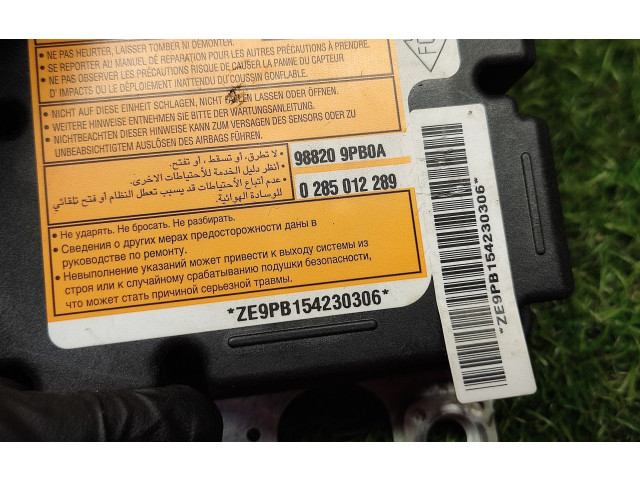 Блок подушек безопасности 988209PB0A, 0285012289 Nissan Pathfinder R52