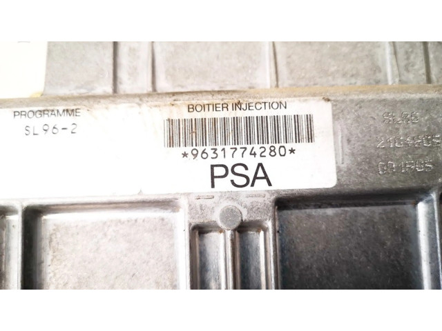 Блок управления двигателя 9631774280 Peugeot 306