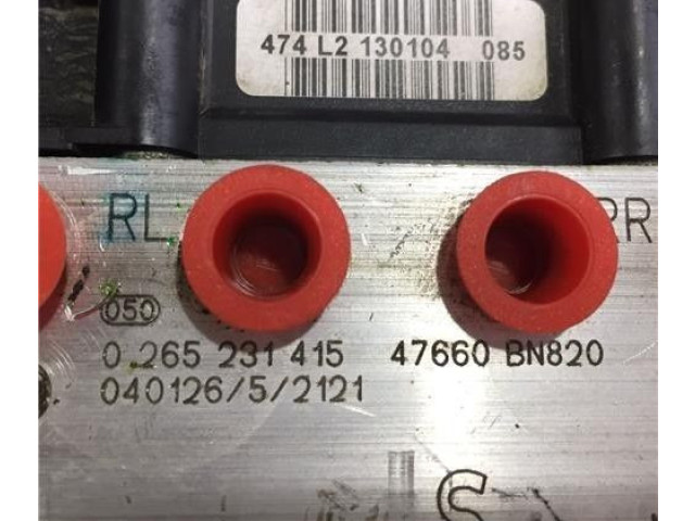 Jednotka ABS 47660BN820, 0265231415 Nissan Almera N16 2004