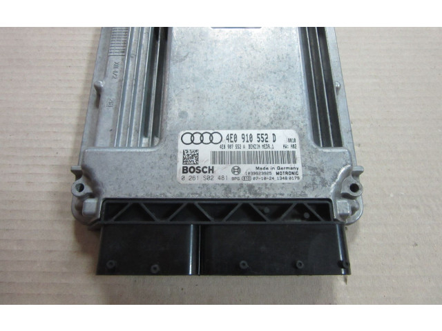 Řídící jednotka 4E0910552D, 0261S02481   Audi A8 S8 D3 4E 2002