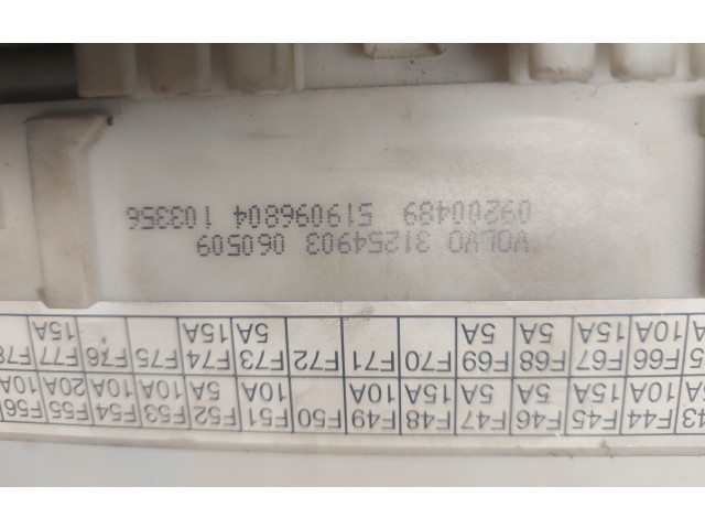 Блок предохранителей 31254903   Volvo C30    
