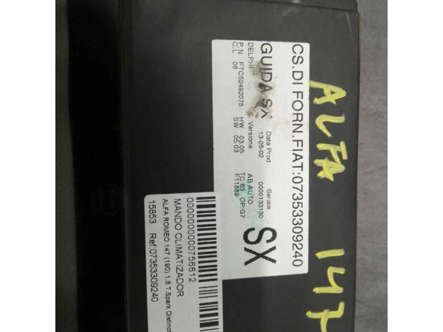 Блок управления климат-контролем 07353309240, MANDOCLIMATIZADOR Alfa Romeo 166