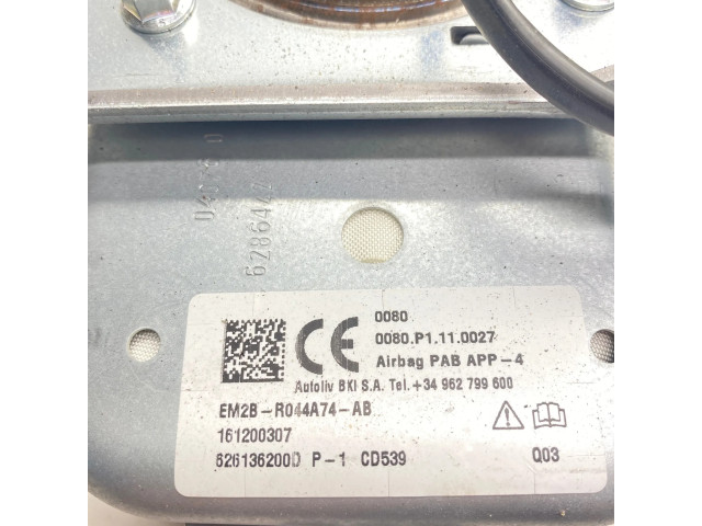 Подушка безопасности пассажира EM2BR044A74AB, 161200307 Ford S-MAX