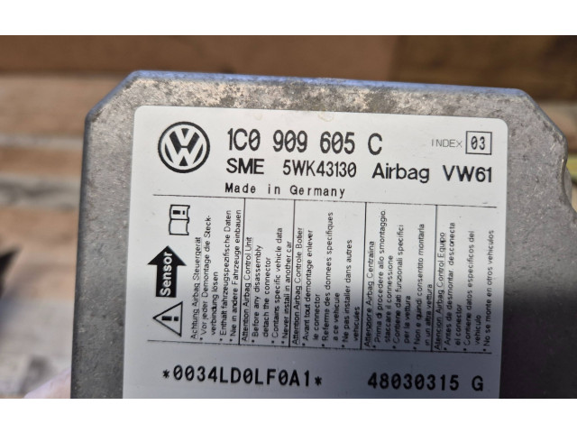Блок подушек безопасности 1C0909605C, 48030315G   Volkswagen PASSAT B5.5