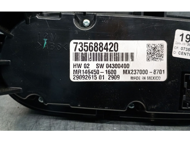 Блок управления климат-контролем 735688420, 735688420 Fiat 500L