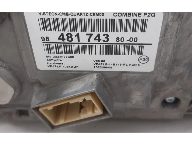 Панель приборов 9848174380, 9822060280   Peugeot 2008 II       