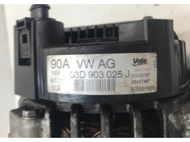 Генератор 03D903025J Skoda Fabia Mk2 (5J)
