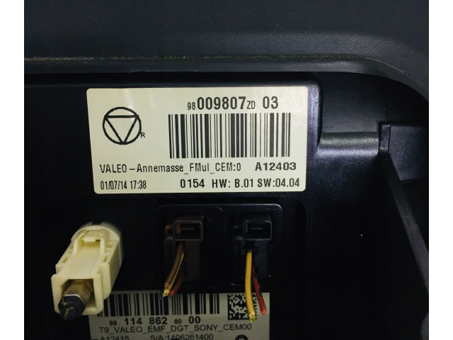 Дисплей 98009807ZD Citroen C4 Cactus