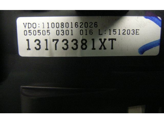 Панель приборов 13173381XT Opel Meriva A