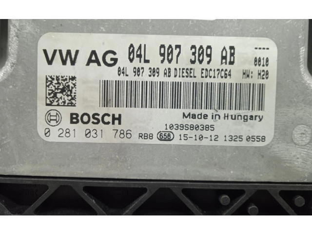 Блок управления двигателя 04L907309AB   Audi Q3 8U