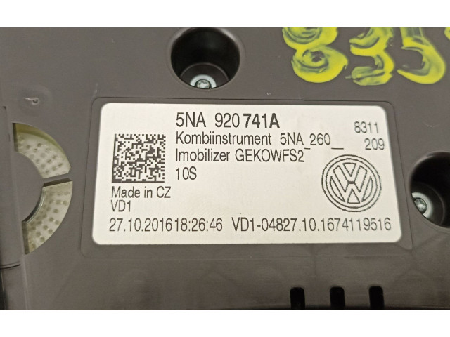 Přístrojová deska Volkswagen Tiguan 2016 5NA920741A