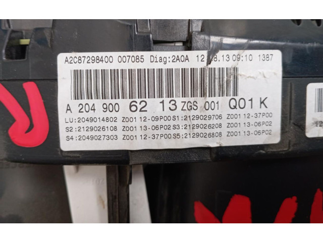 Панель приборов A2049006213   Mercedes-Benz GLK (X204)       